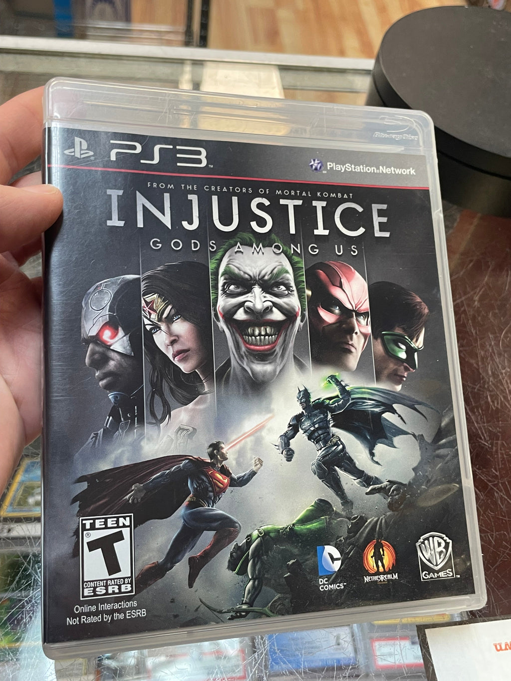 Injustice Gods Among Us (Sony Playstation PS3, Video Games) **TESTED**