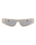 Cat Eye-Frame Metal Sunglasses
