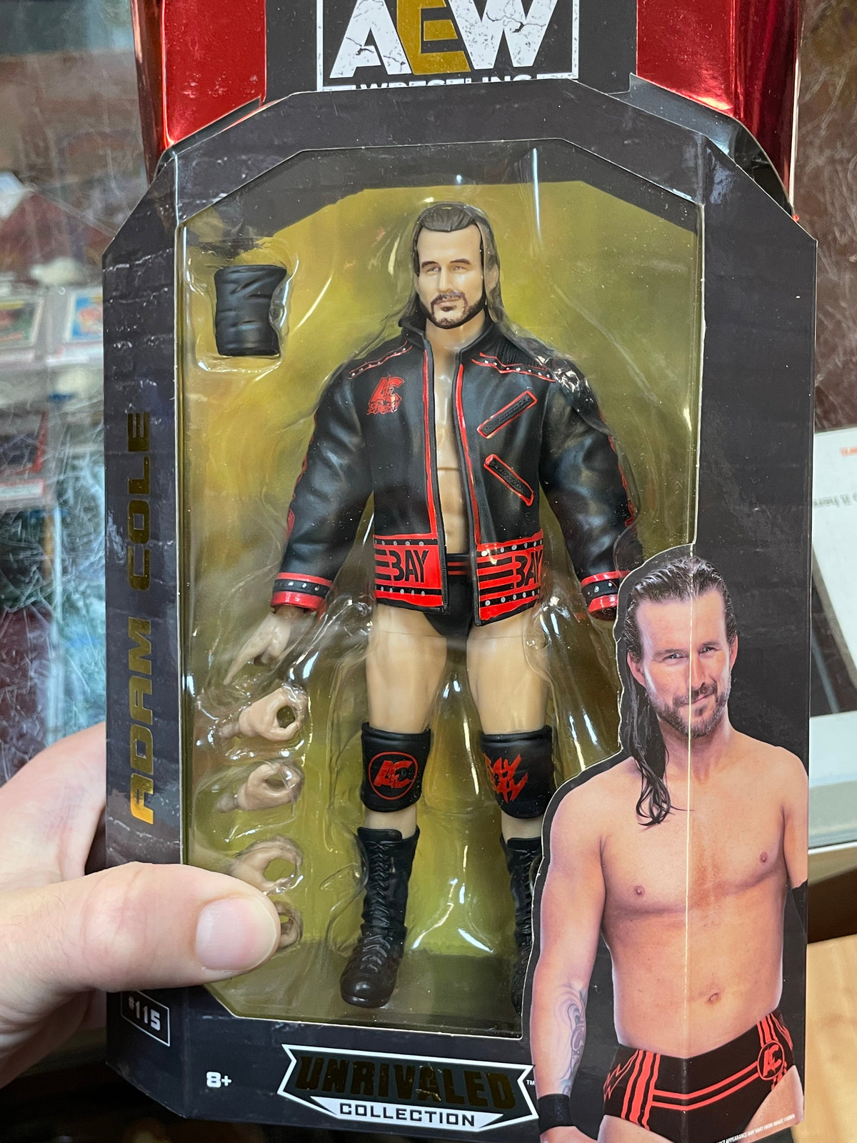 Adam Cole Unrivaled (AEW Wrestling, Jazwares) **SEALED**