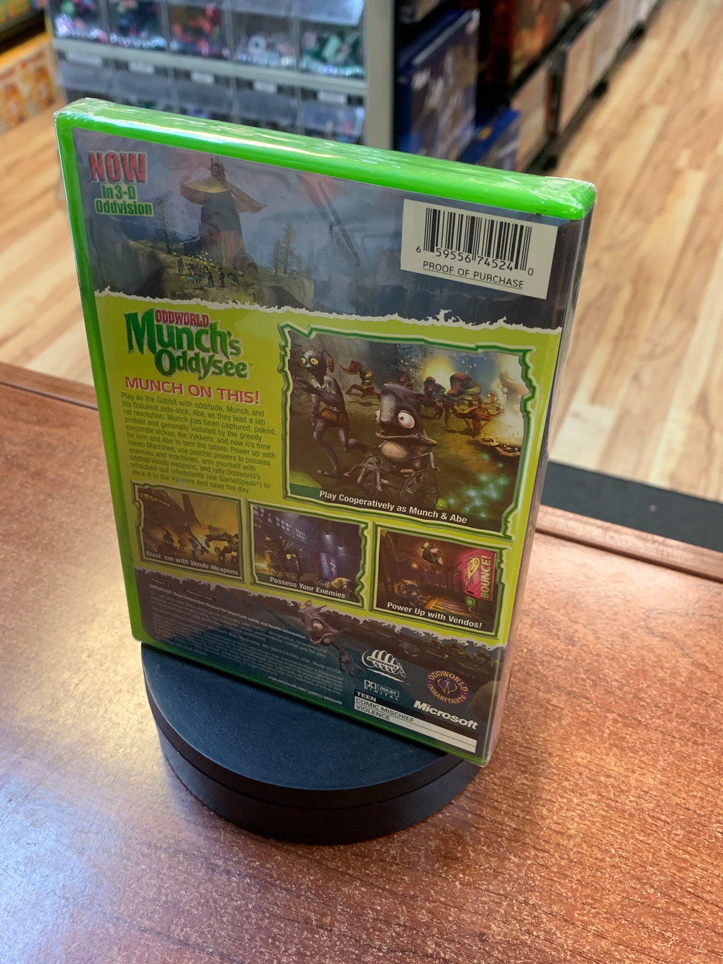 Oddworld Munch's Oddysee (Microsoft XBOX, Video Games) ** SEALED**