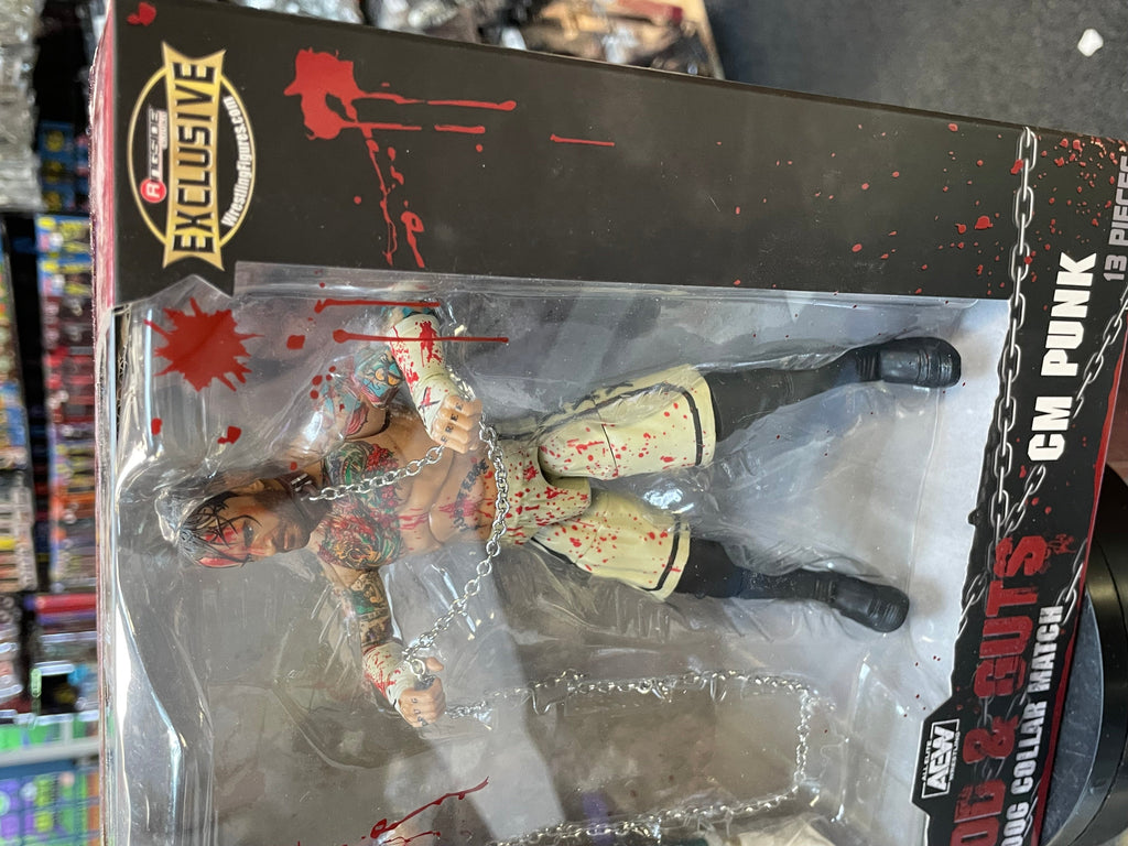 Blood & Guts: CM Punk & MJF  (AEW Unmatched Collection, Jazwares) **SEALED**