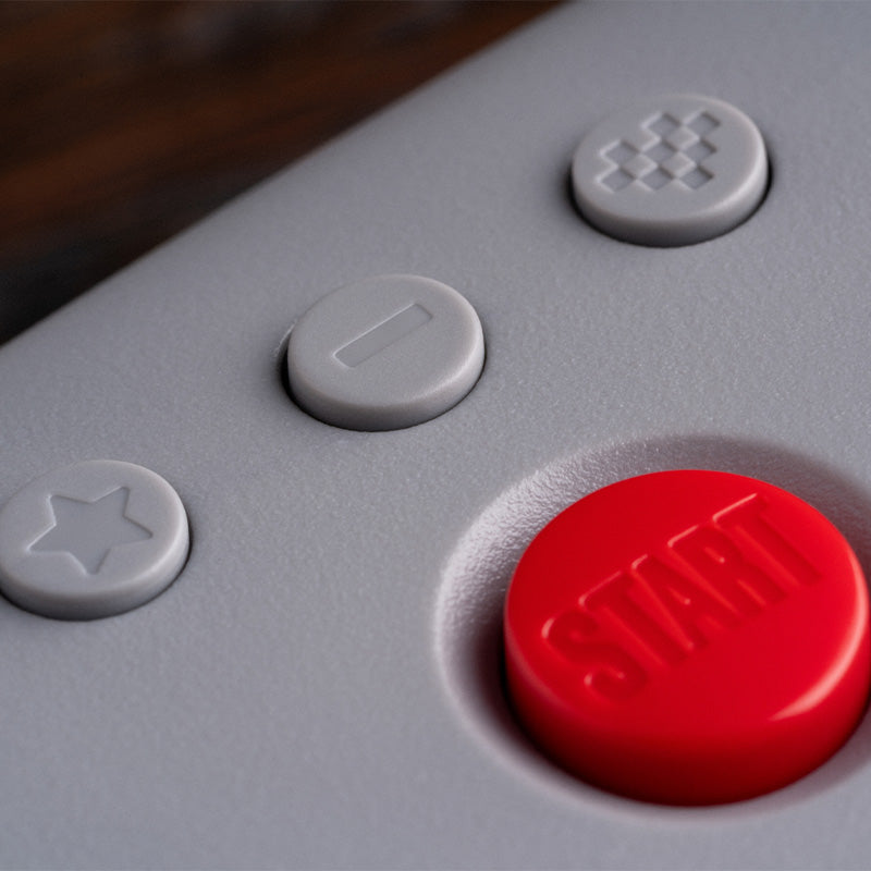 8BitDo 64 Bluetooth Controller for Analogue 3D, Switch, Switch 2, Windows and Android - Classic Grey [Pre-Order Mar 2026]