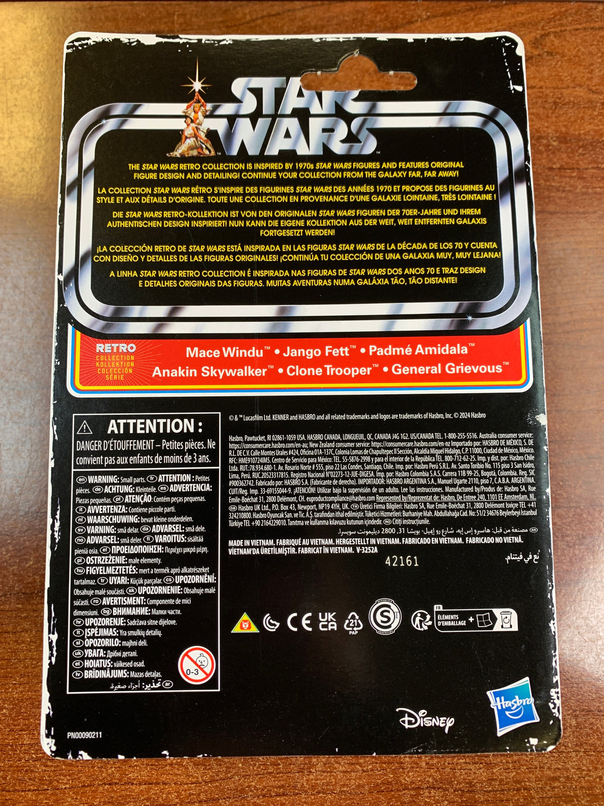 Padme Amidala AOTC 3.75 (Star Wars Retro Collection, Hasbro) SEALED