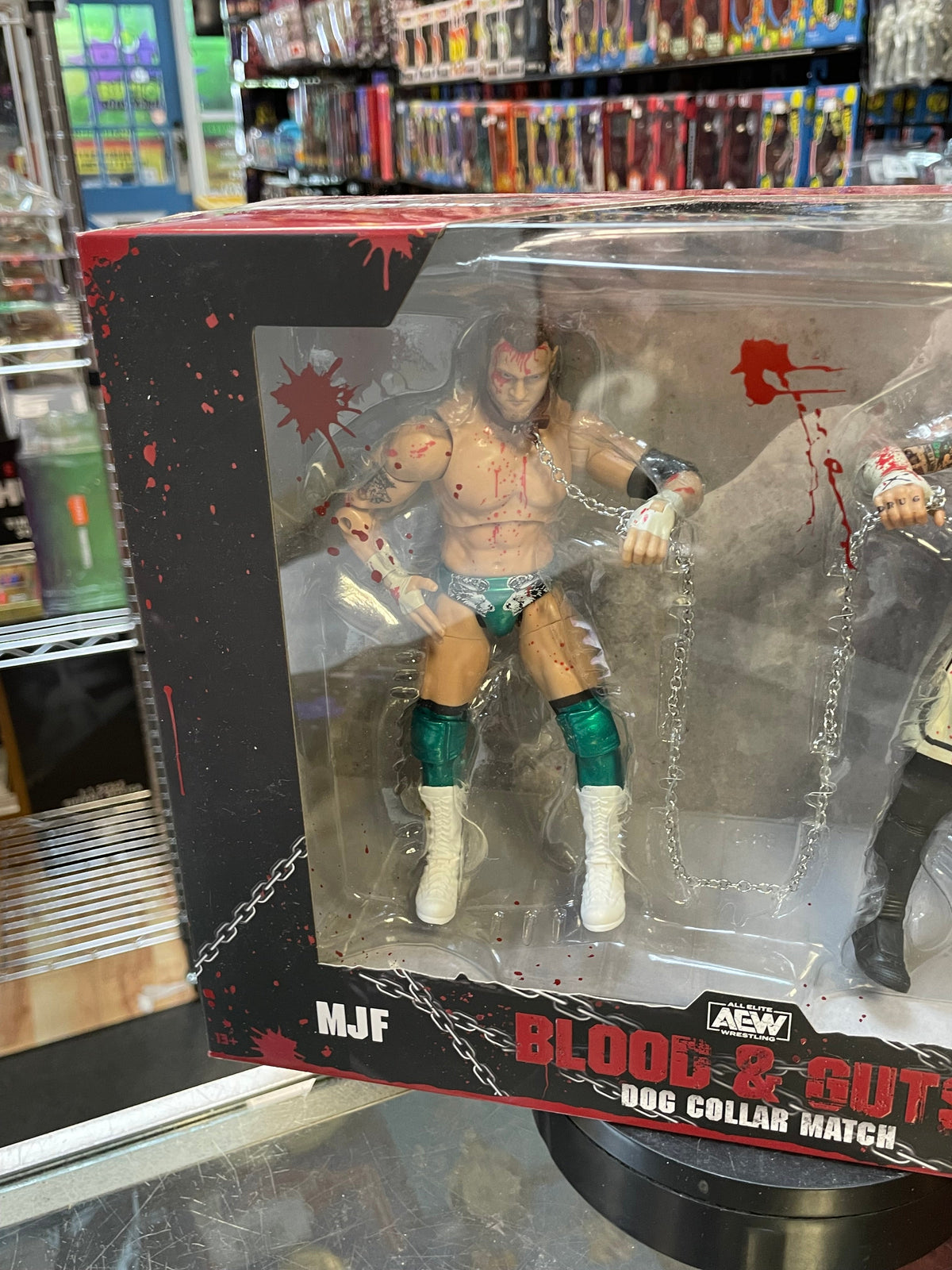 Blood & Guts: CM Punk & MJF  (AEW Unmatched Collection, Jazwares) **SEALED**