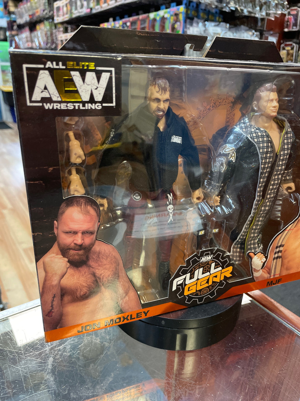 Full Gear: Jon Moxley & MJF  (AEW Unmatched Collection, Jazwares) SEALED