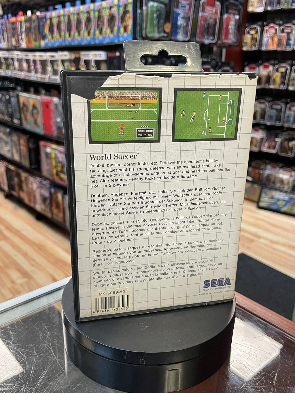 World Soccer (SEGA Master System SMS, Video Games) **COMPLETE**