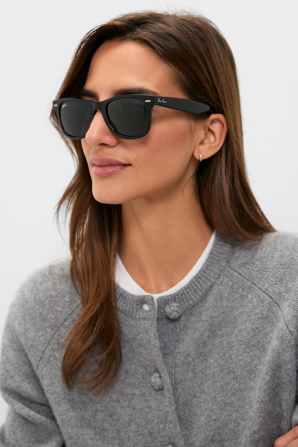 Black Wayfarer Ease Sunglasses