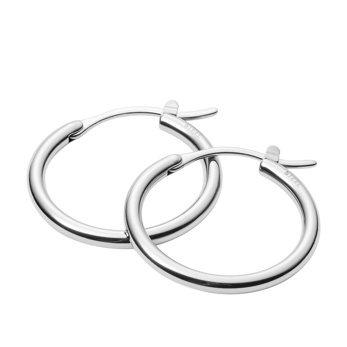 Fossil Women's Stainless Steel Hoop Earring