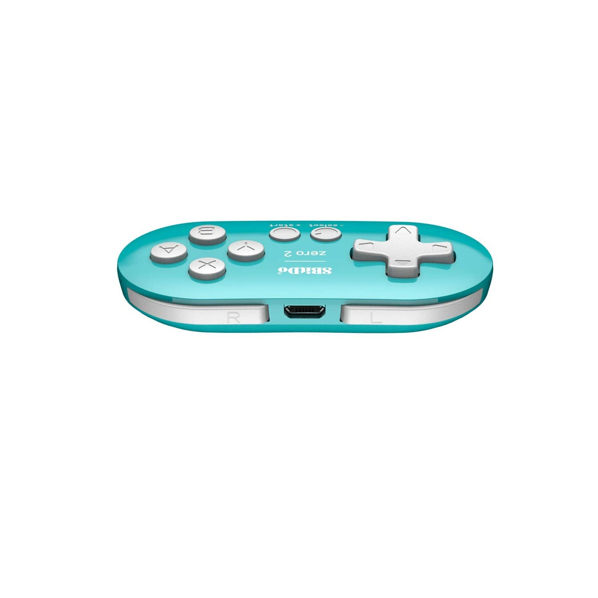 8BitDo Zero 2 蓝牙无线游戏手柄 适用于Switch Windows Android macOS 青绿色