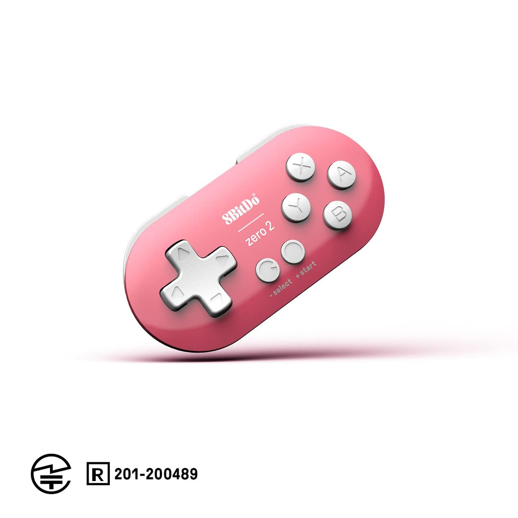 8BitDo Zero 2蓝牙无线游戏手柄 Switch/Windows/Android/macOS 粉色