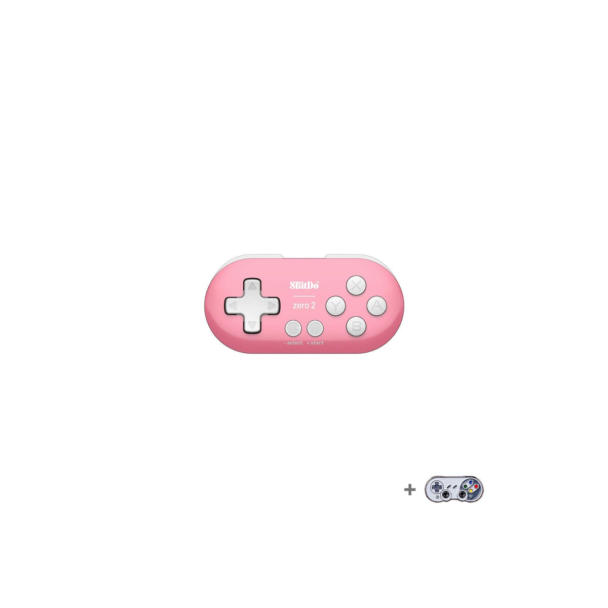 8BitDo Zero 2蓝牙无线游戏手柄 Switch/Windows/Android/macOS 粉色