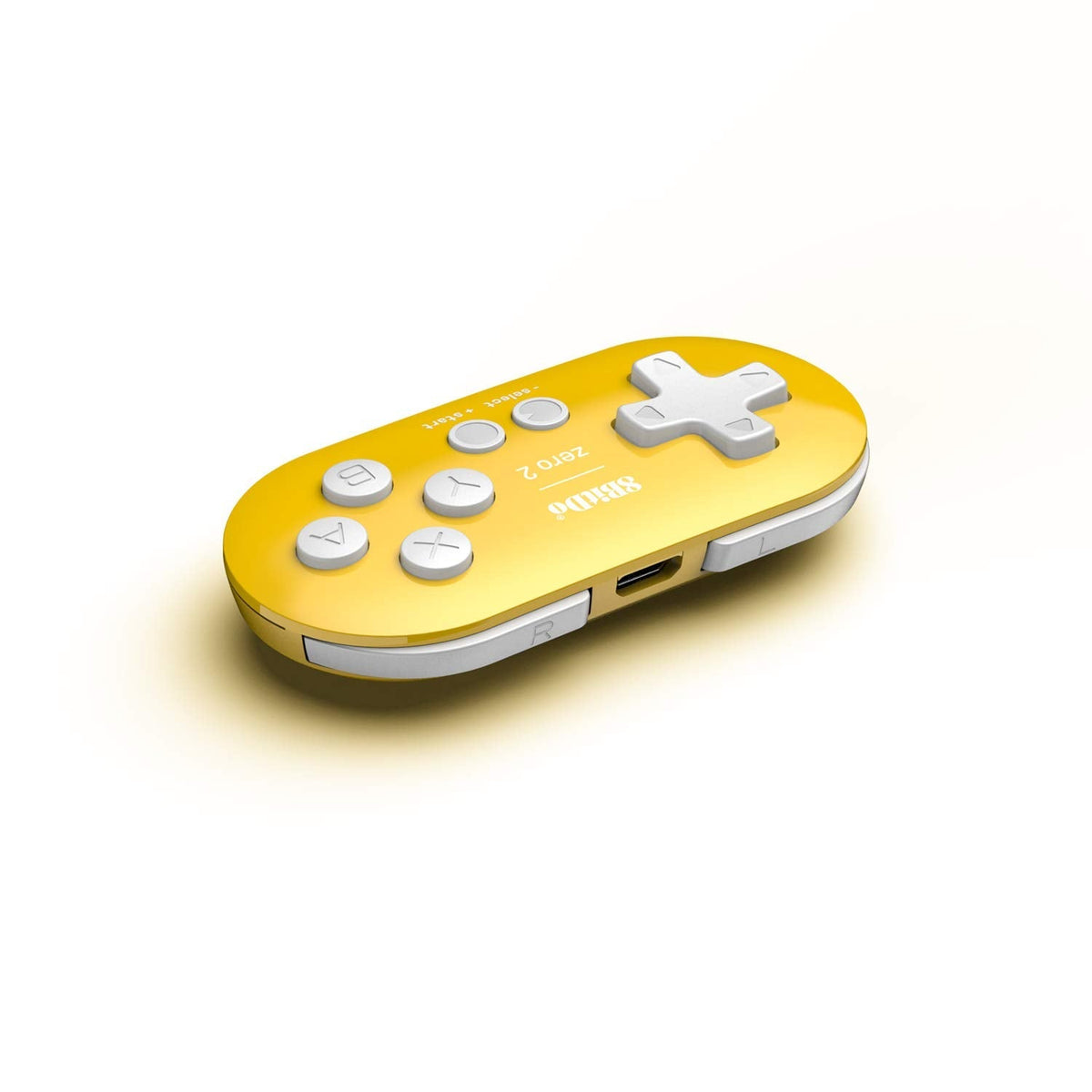 8BitDo Zero 2 蓝牙无线游戏手柄 适配Switch/Windows/Android/macOS 黄色