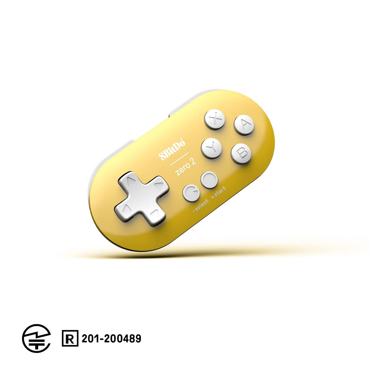 8BitDo Zero 2 蓝牙无线游戏手柄 适配Switch/Windows/Android/macOS 黄色