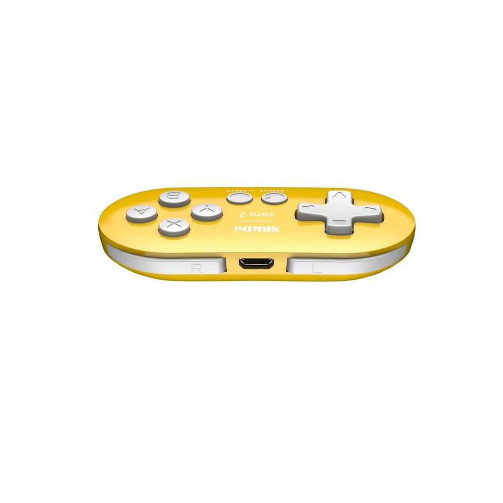 8BitDo Zero 2 蓝牙无线游戏手柄 适配Switch/Windows/Android/macOS 黄色