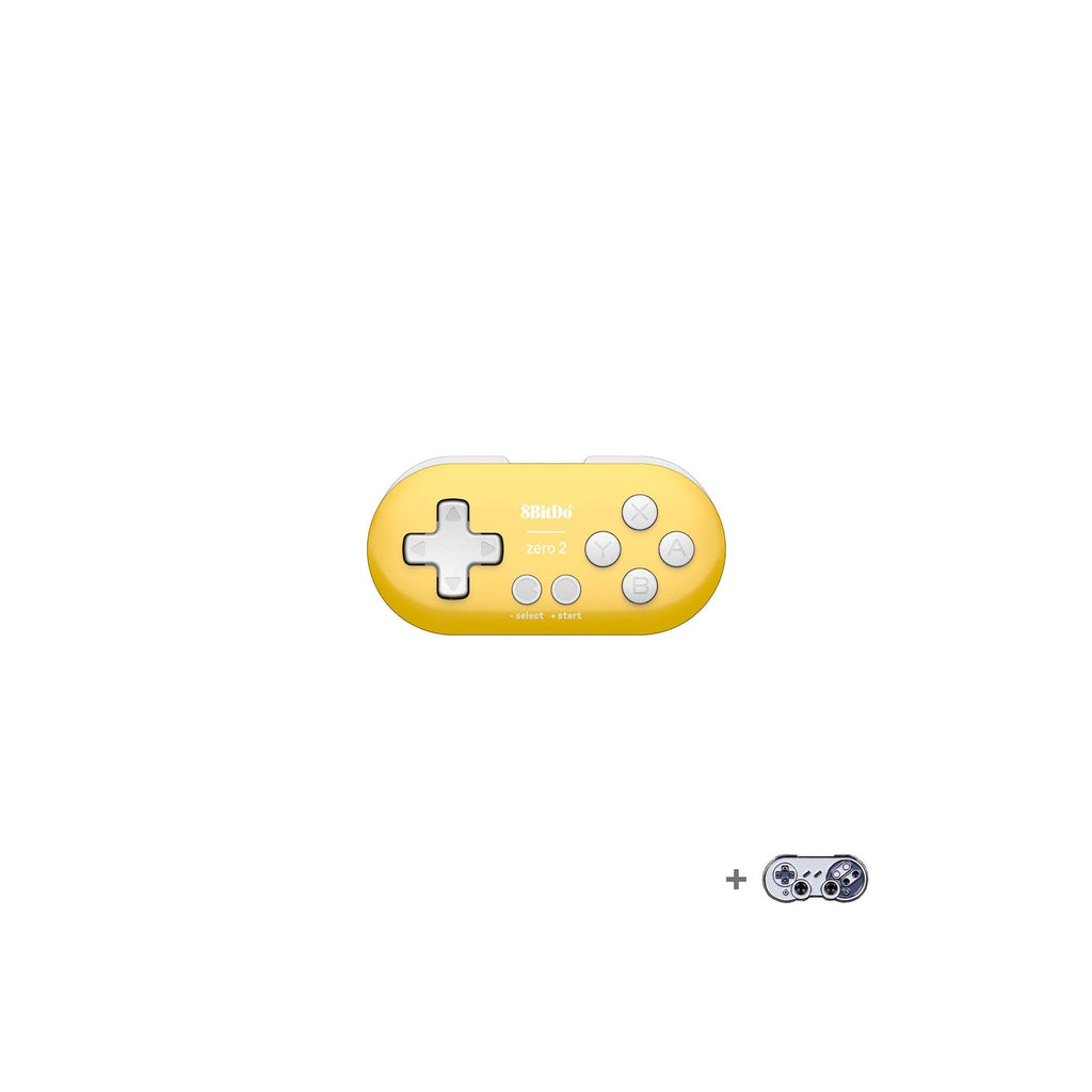 8BitDo Zero 2 蓝牙无线游戏手柄 适配Switch/Windows/Android/macOS 黄色