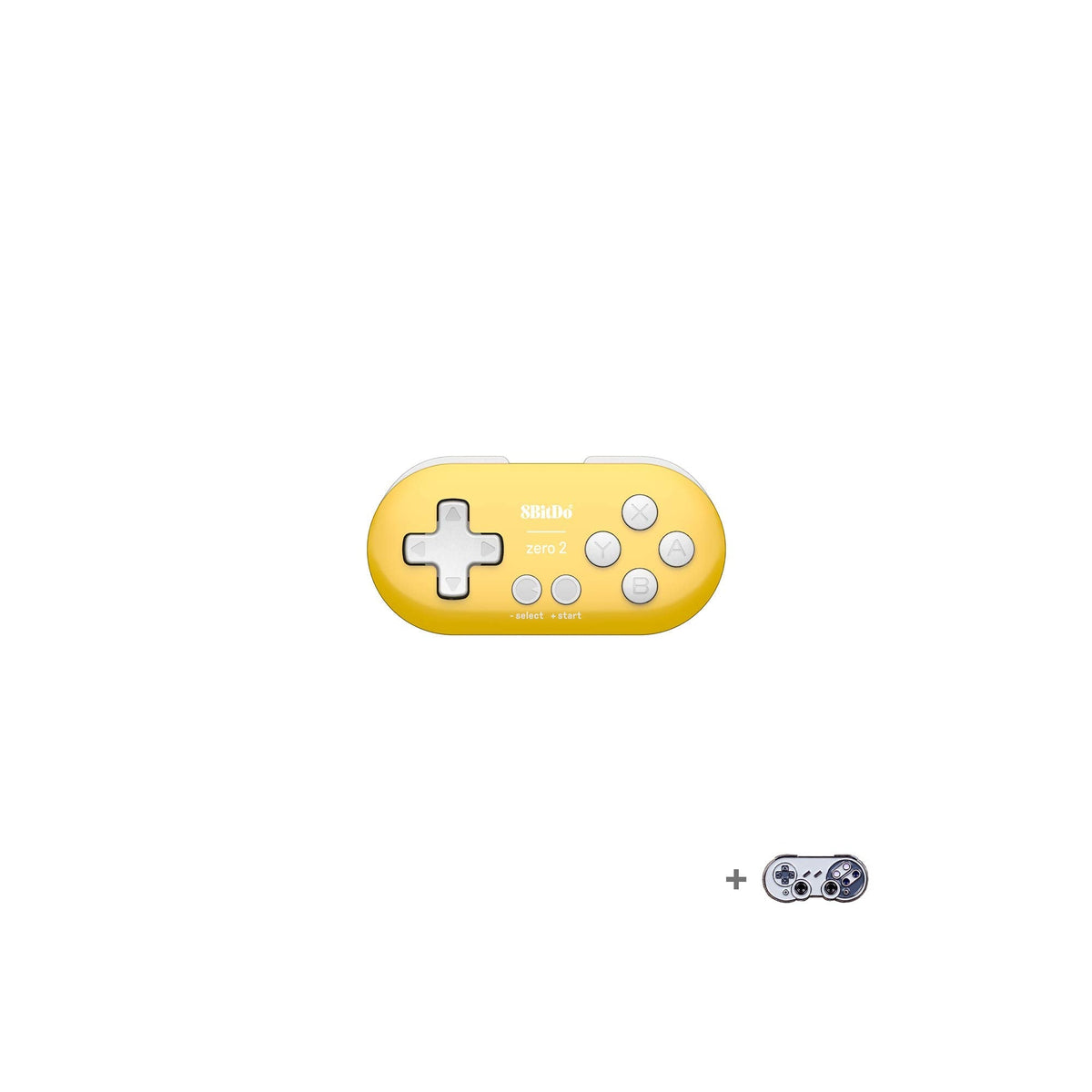 8BitDo Zero 2 蓝牙无线游戏手柄 适配Switch/Windows/Android/macOS 黄色