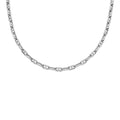 Fossil Women's Heritage D-Link Silver-Tone Brass Chain Necklace