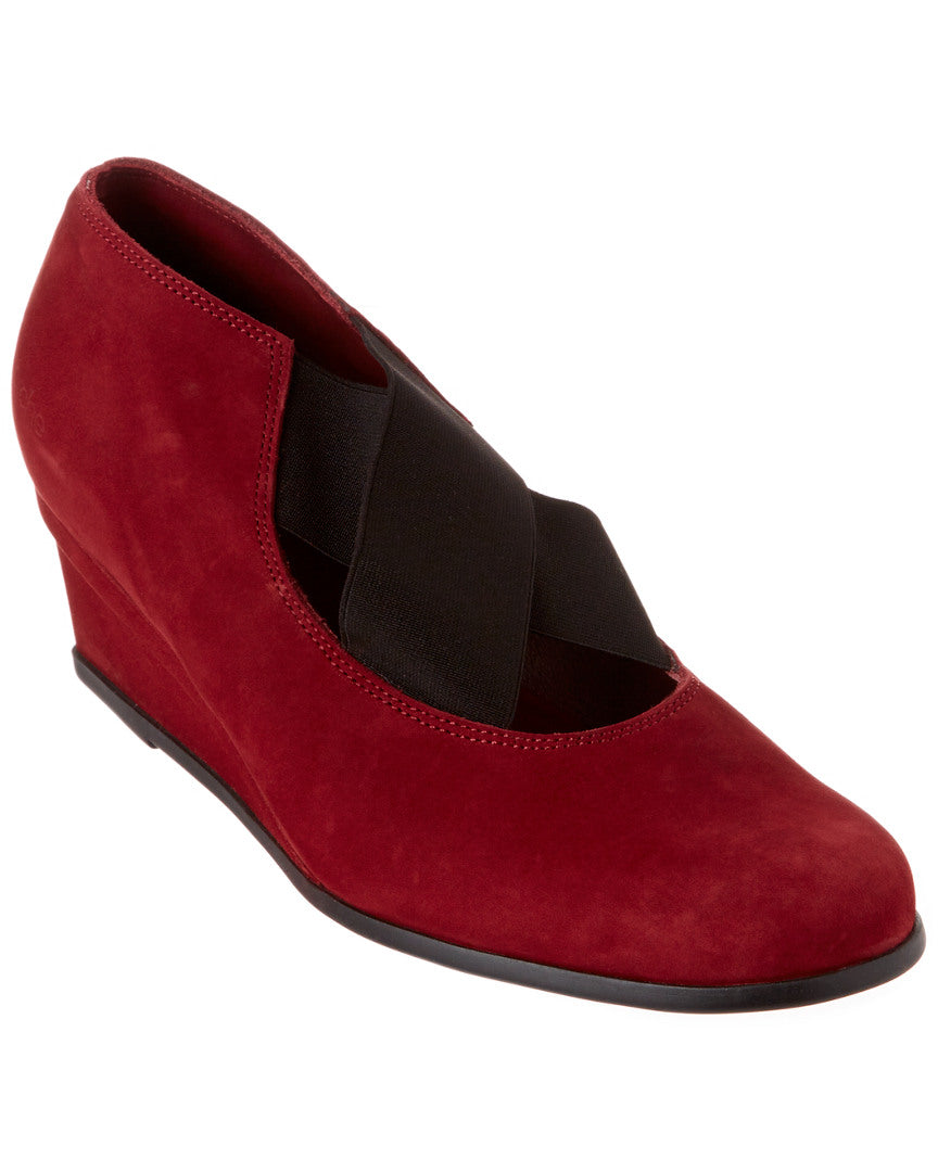 Arche Petty Suede Wedge Pump