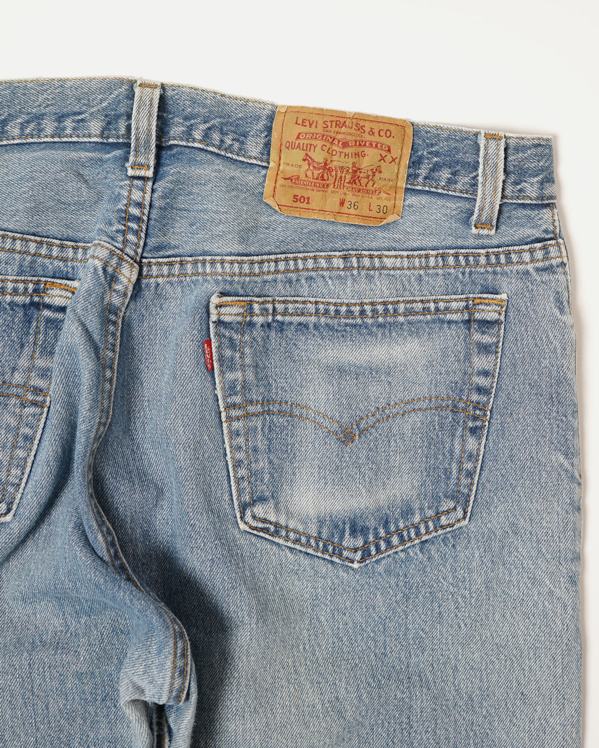 501 Straight Fit Denim Pants / size: 35
