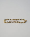 14k Gold Paperclip Chain Bracelet