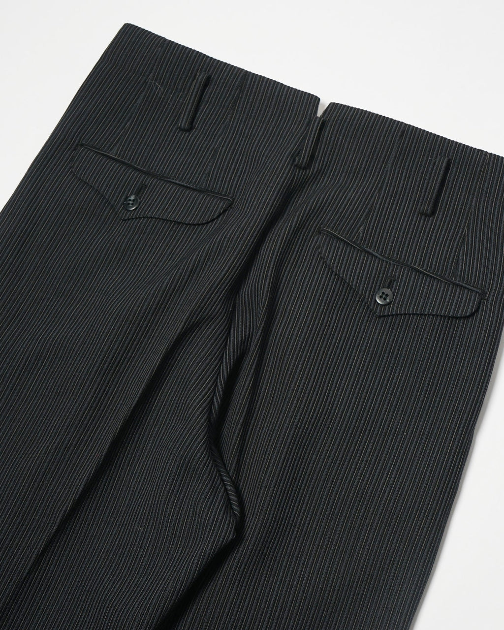1960’s Stripe Wool Trousers / Size: 29
