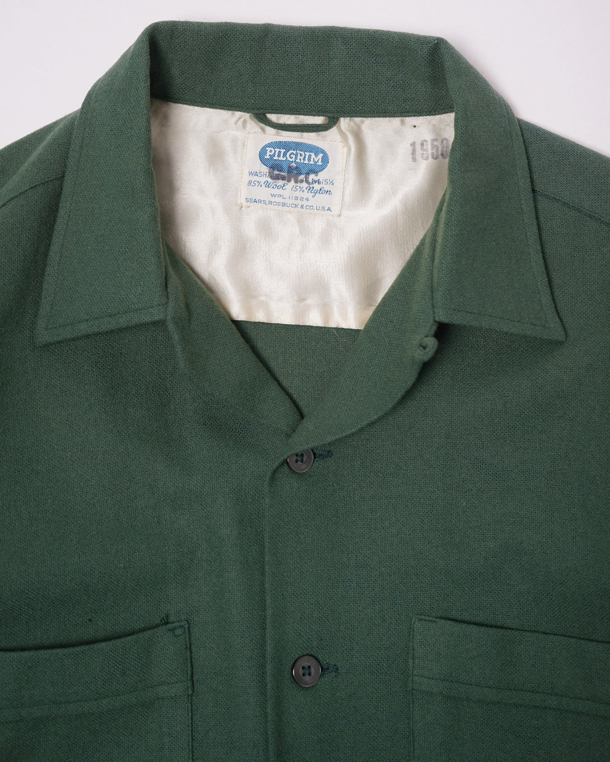 1950's Wool Opencollar Shirt