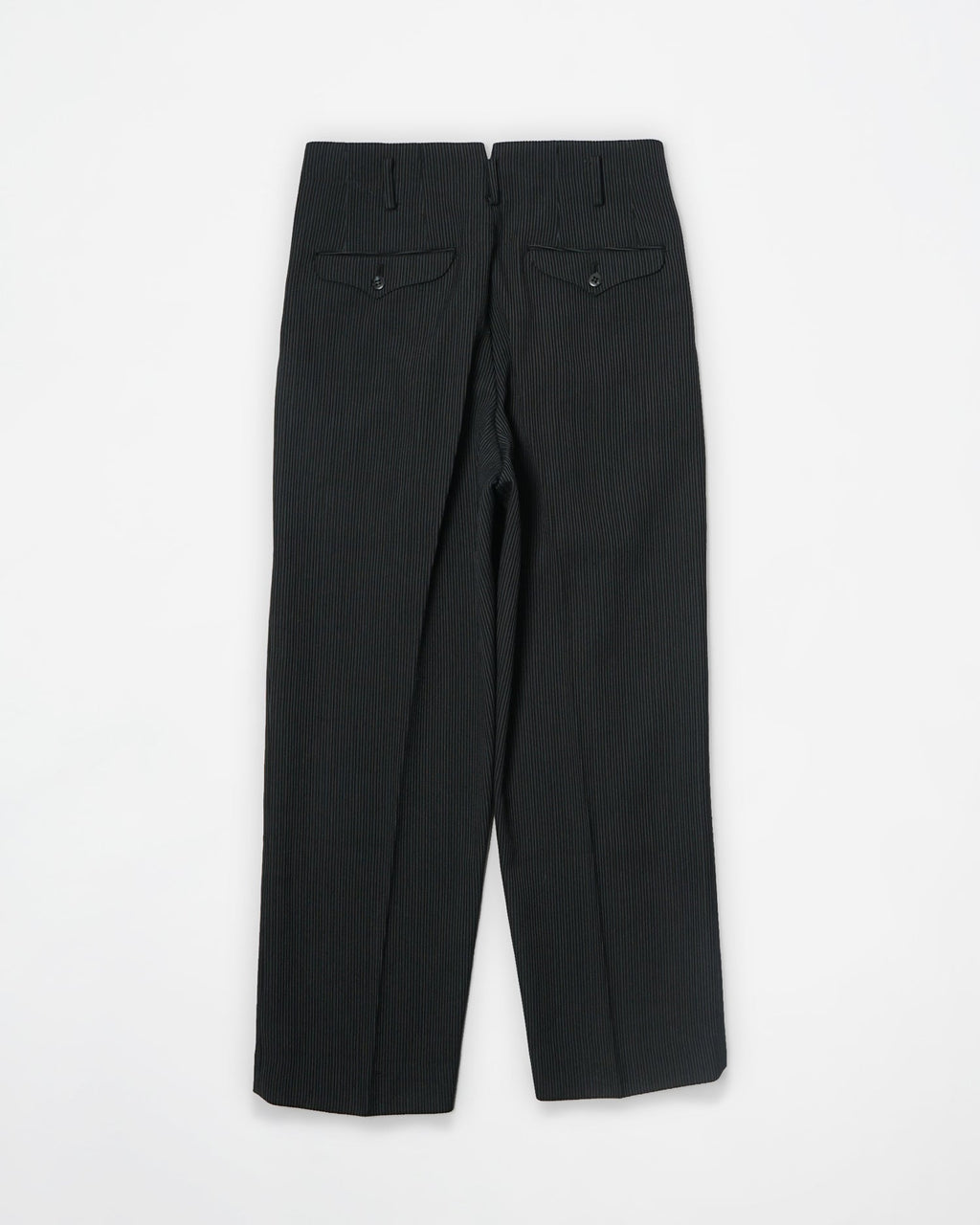 1960’s Stripe Wool Trousers / Size: 29
