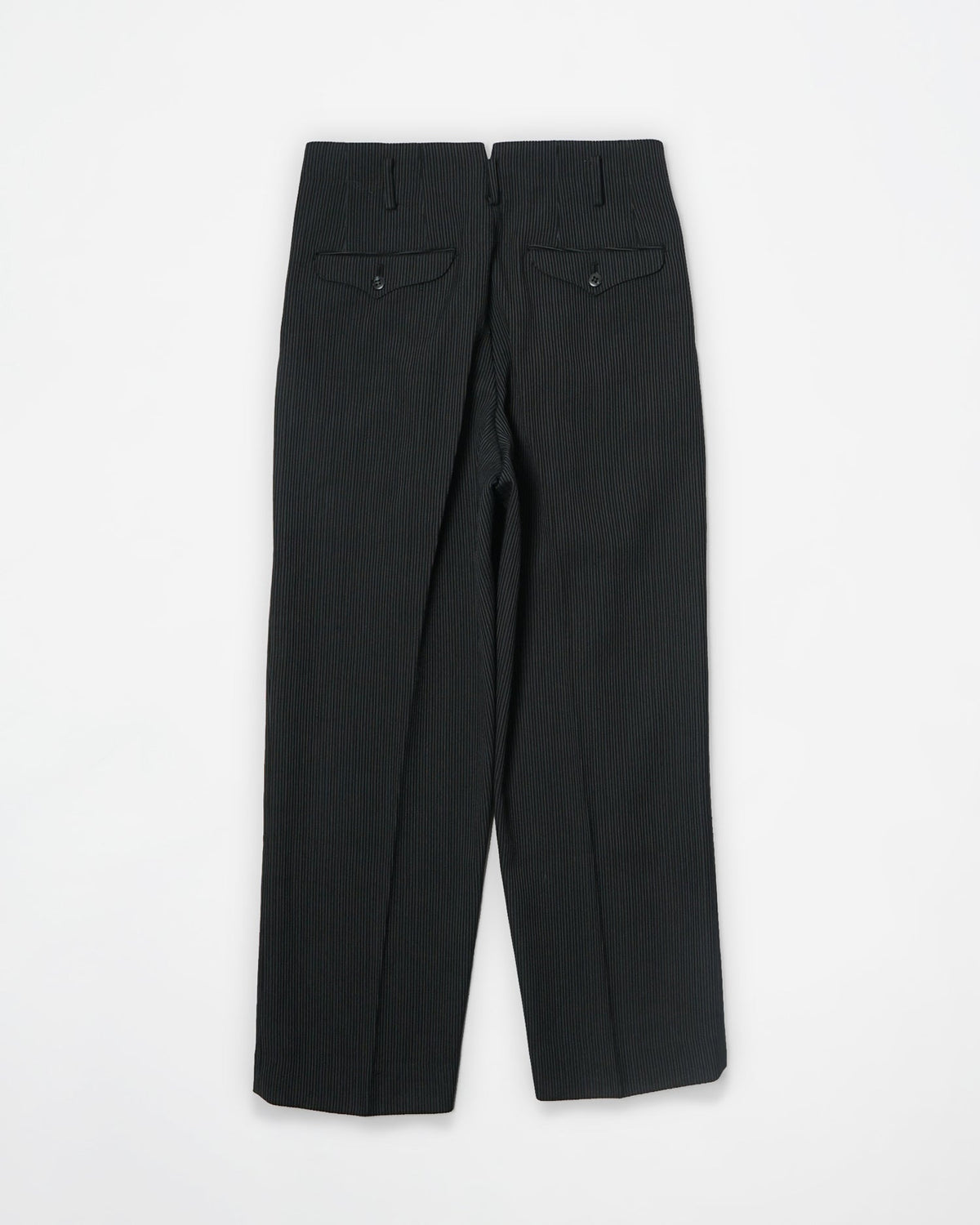 1960’s Stripe Wool Trousers / Size: 29