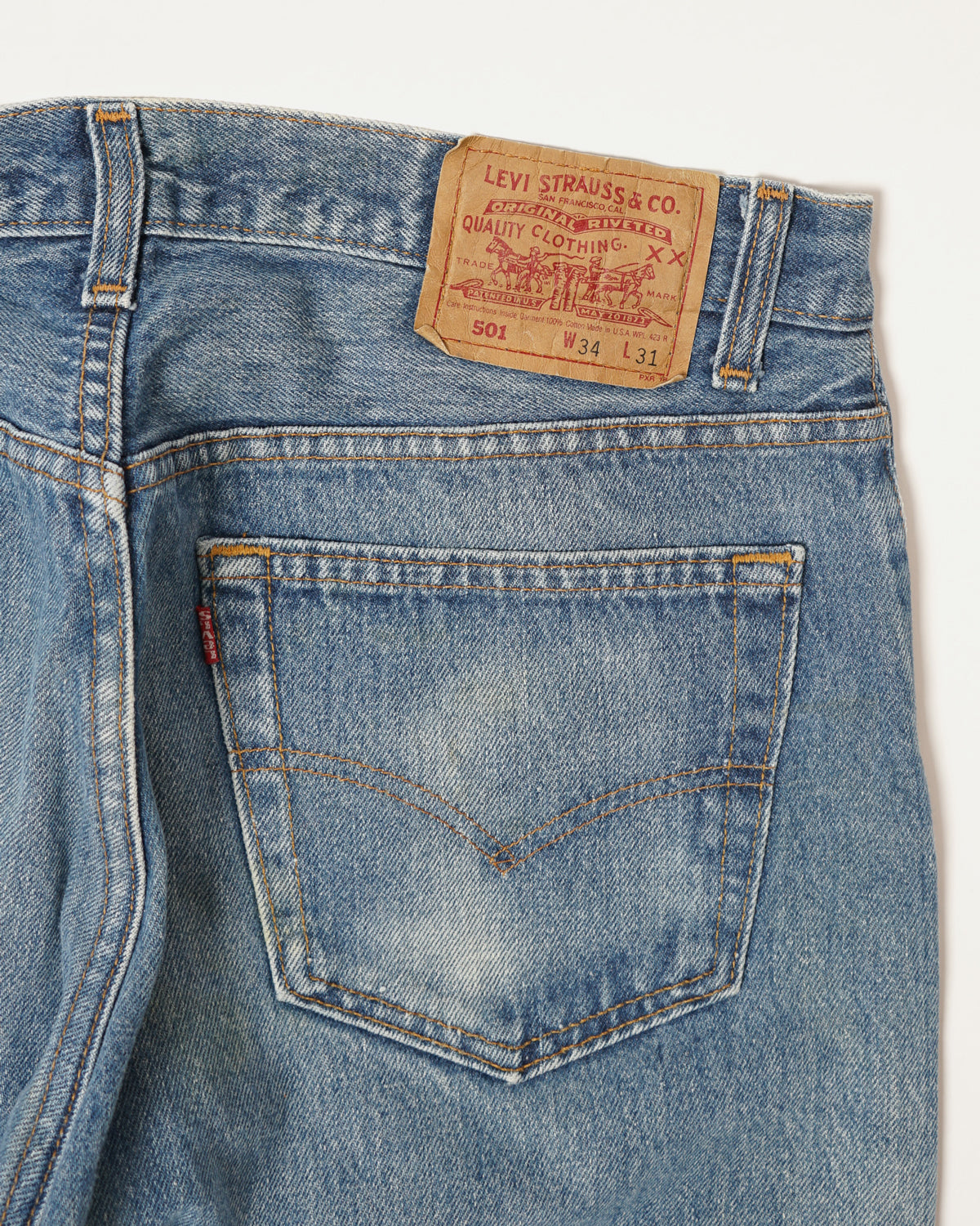 501 Straight Fit Denim Pants / size: 33