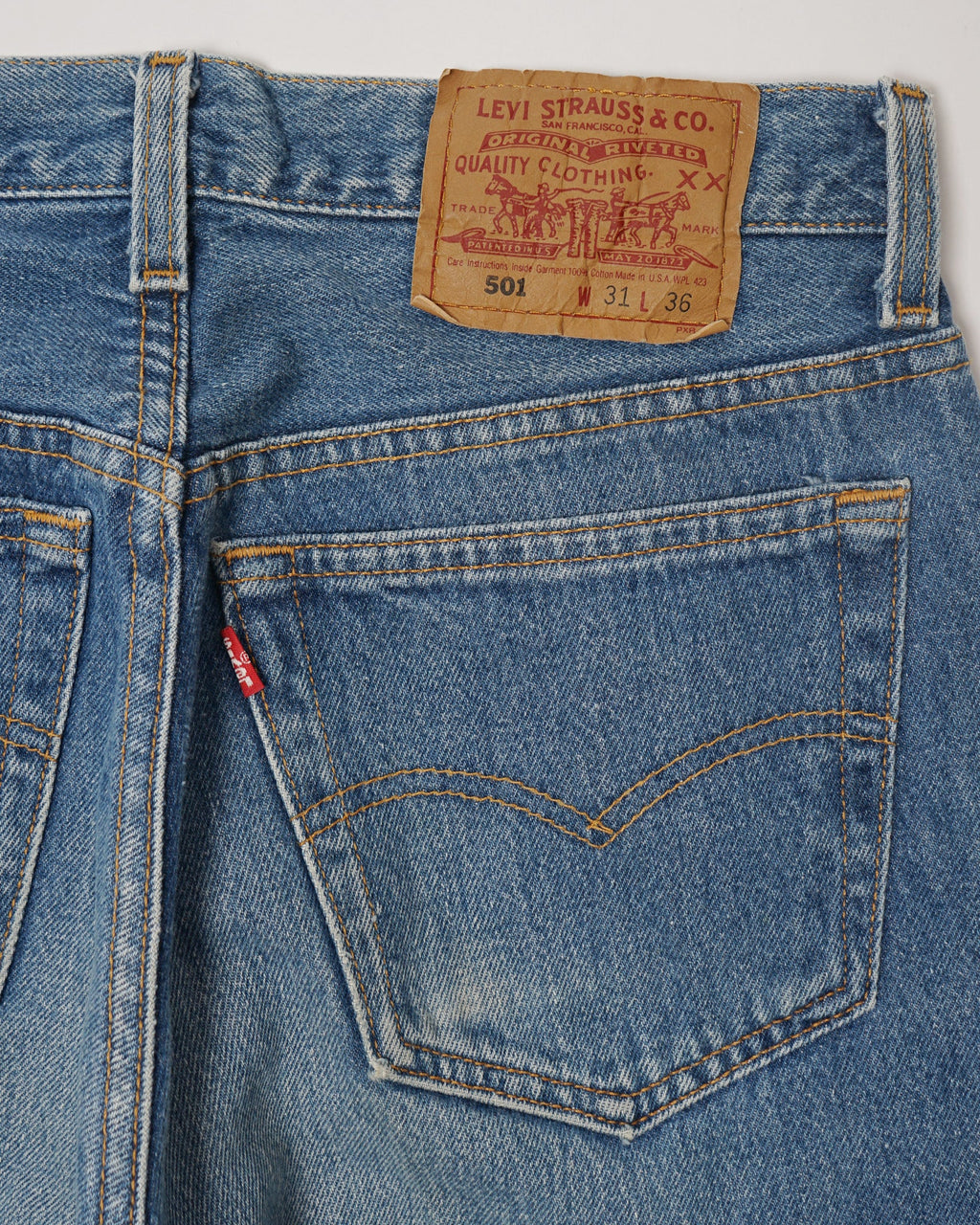 501 Straight Fit Denim Pants / size: 30