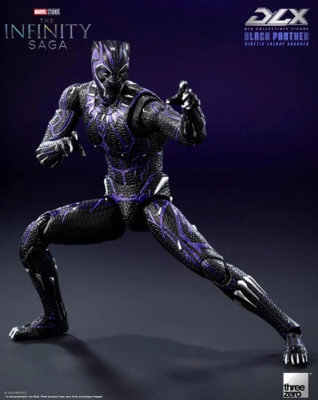 Black Panther Kinetic Charge DLX Marvel The Infinity Saga Action Figure by Threezero
