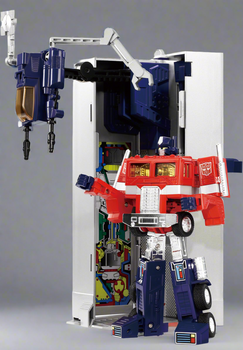 Transformers Masterpiece Missing Link C-01 Optimus Prime With Trailer