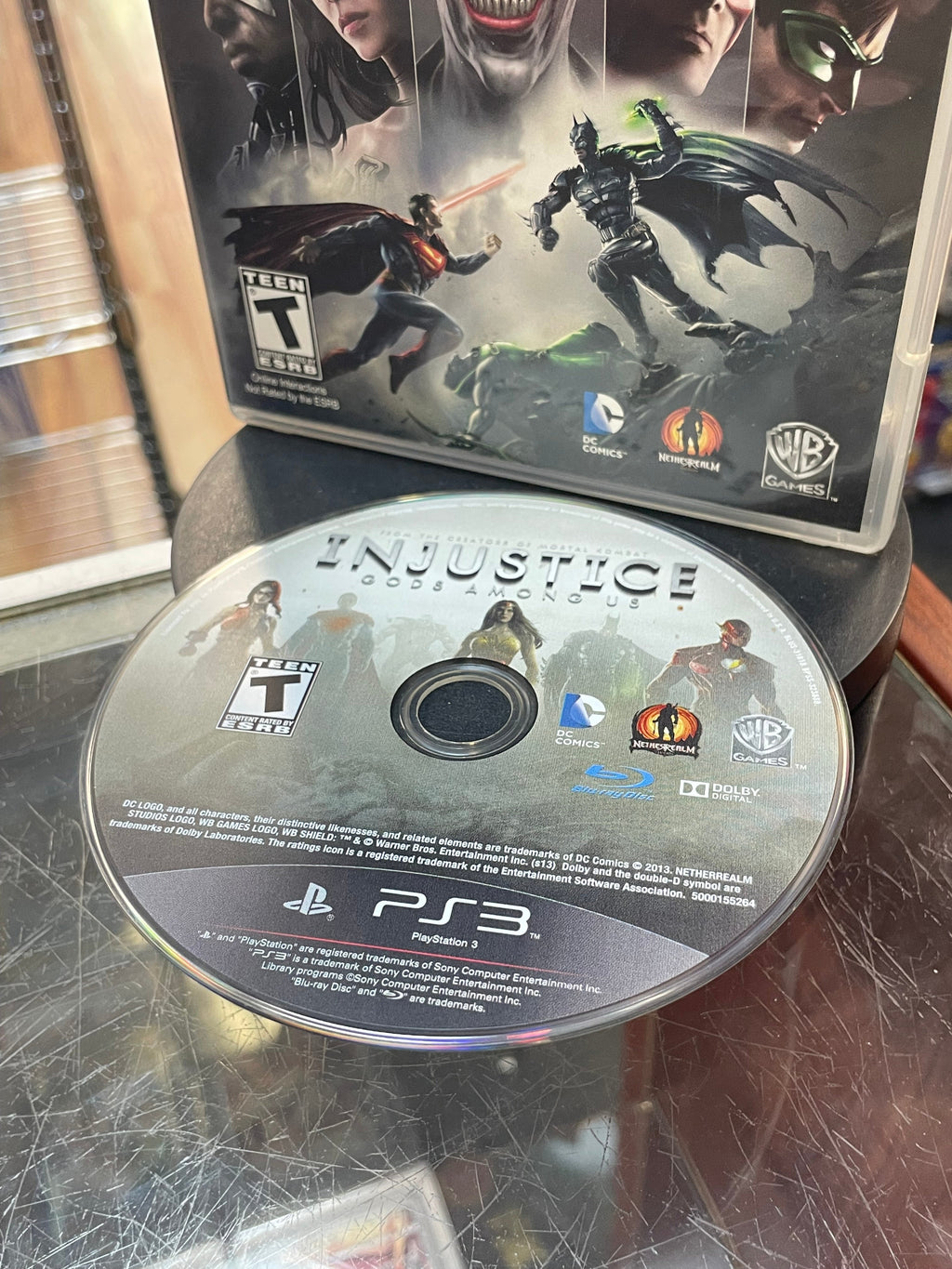 Injustice Gods Among Us (Sony Playstation PS3, Video Games) **TESTED**