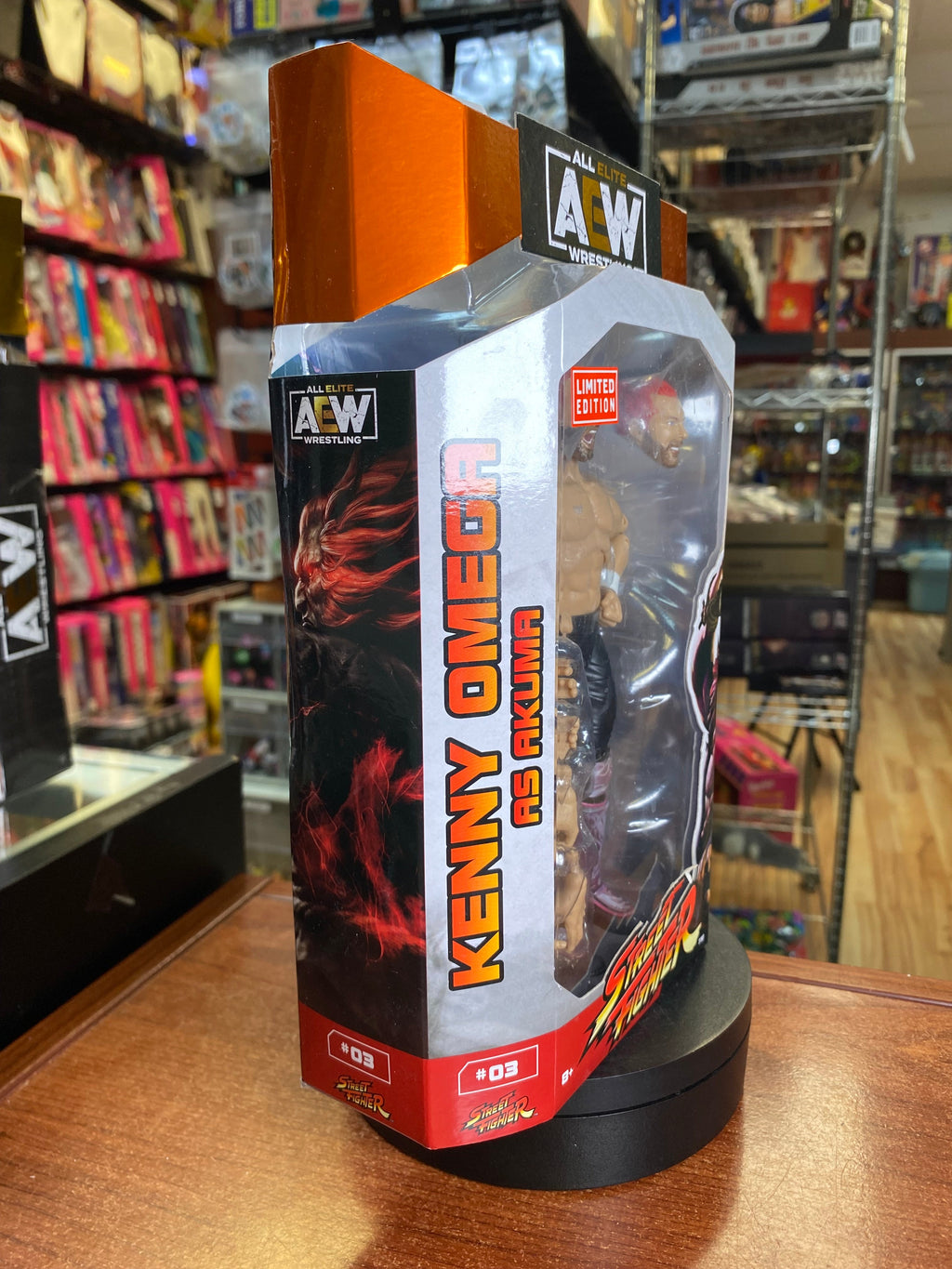 Kenny Omega As Akuma #03 (AEW Street Fighter, Jazwares) SEALED