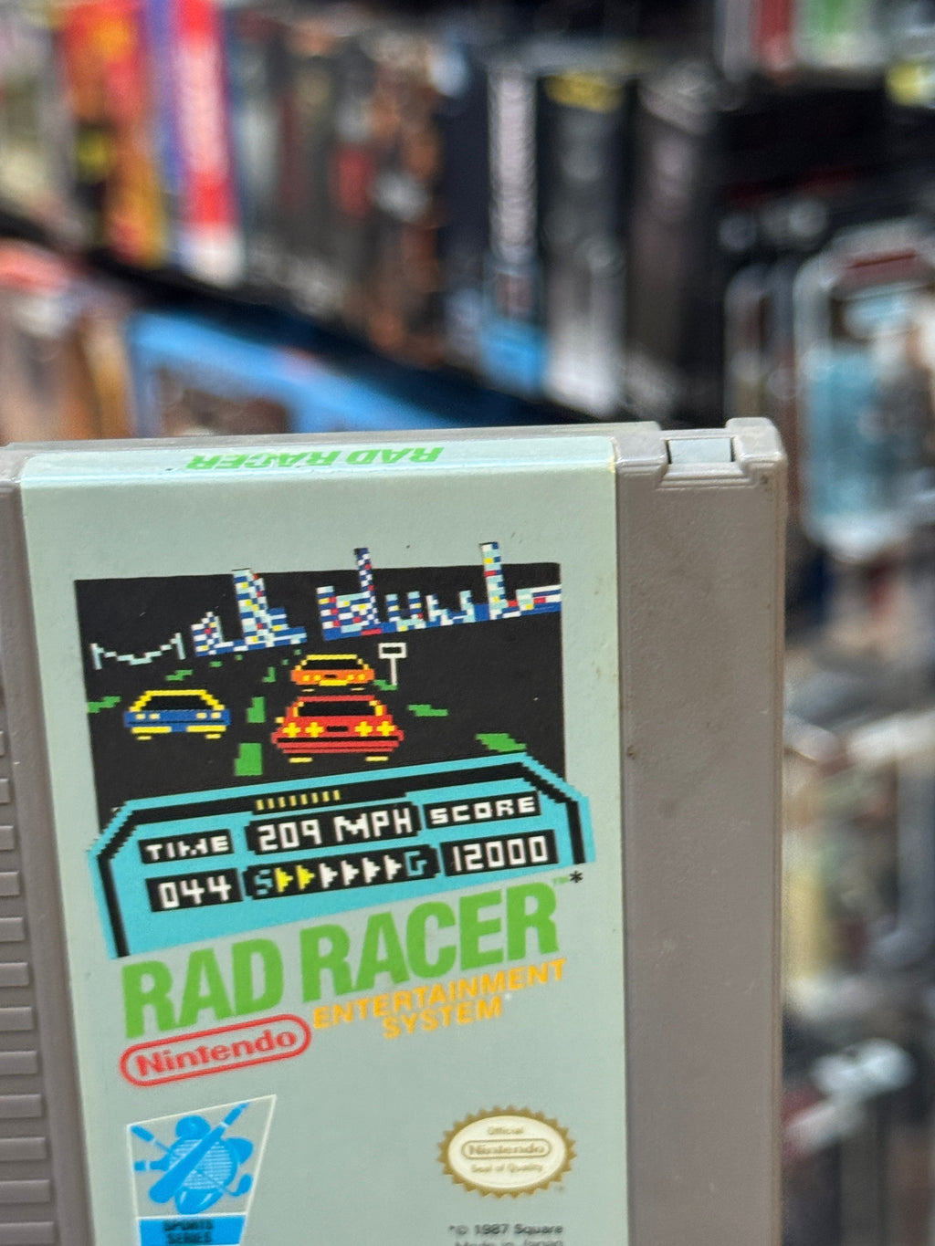 Rad Racer (Nintendo NES, Vintage Video Game)