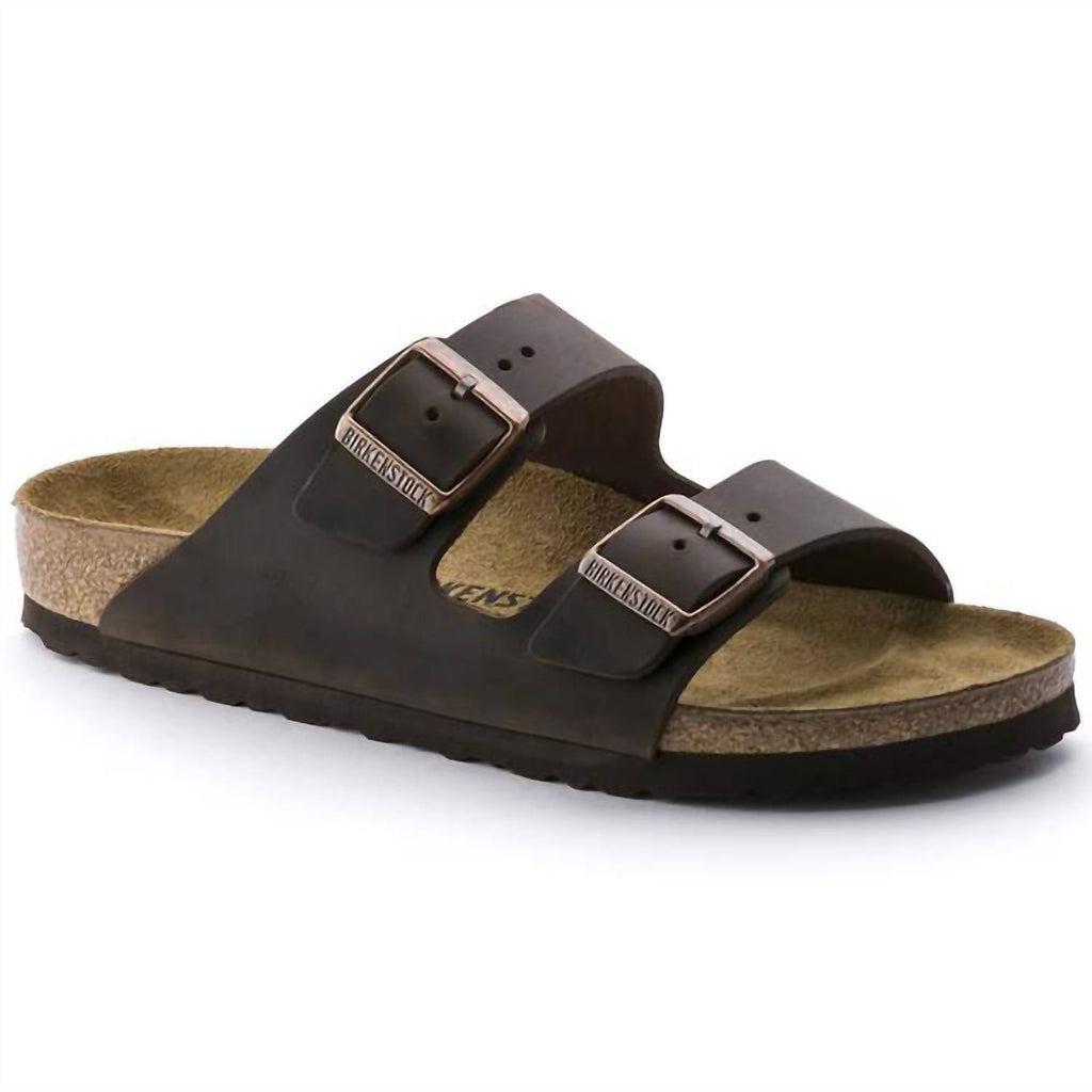 Unisex Arizona Natural Leather Sandals In Habana