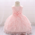 Baby Girl Cute Flower Girl Puffy Princess Party Dress Birthday Party Dress