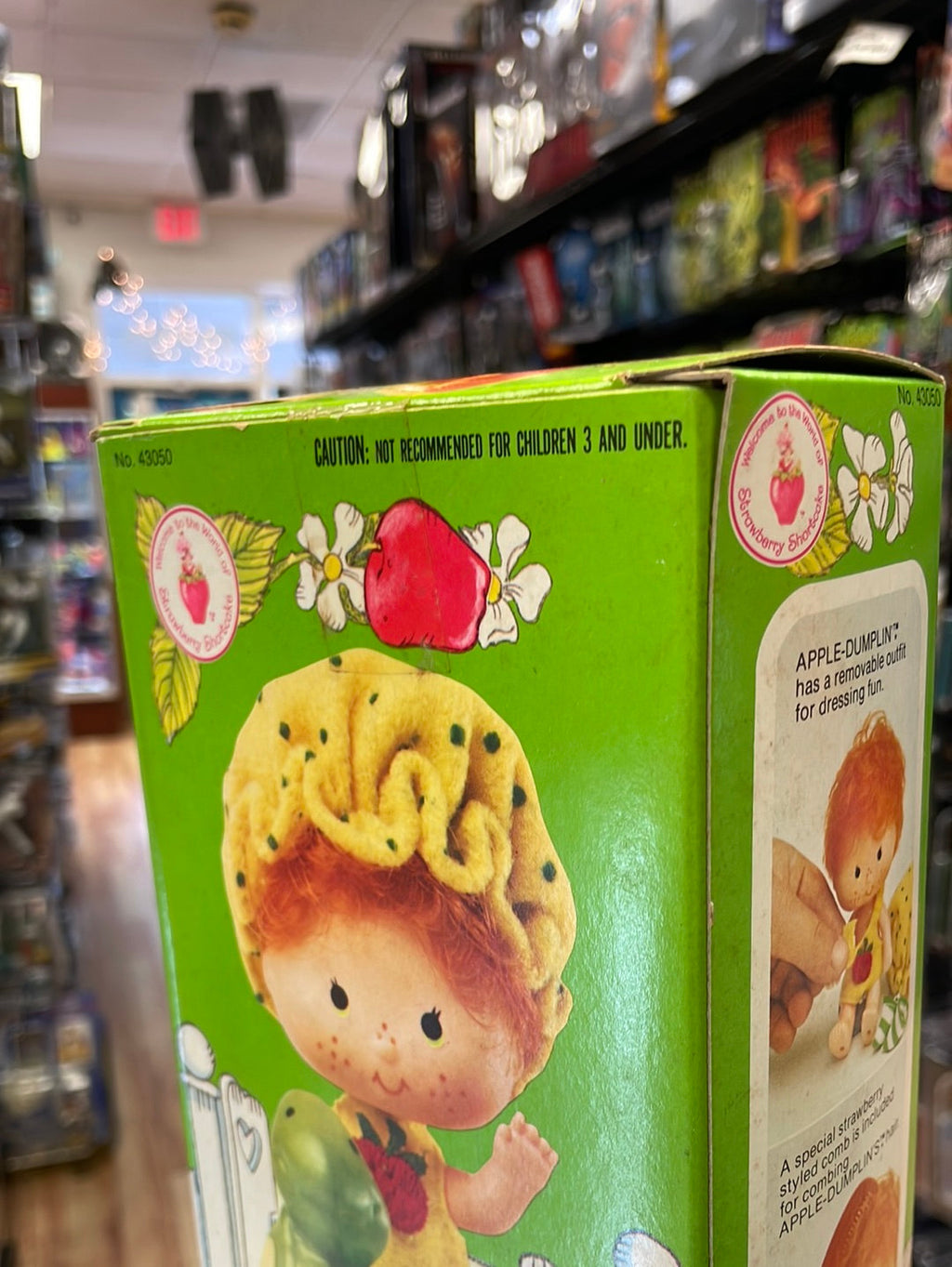 Apple Dumplin with Tea Time Turtle (Vintage Strawberry Shortcake, Kenner) Sealed
