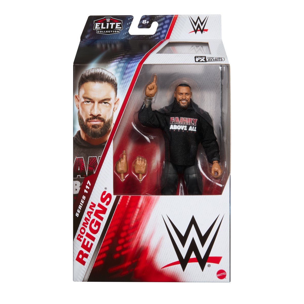 Family Above All Roman Reigns (WWE Elite 117, Mattel) SEALED