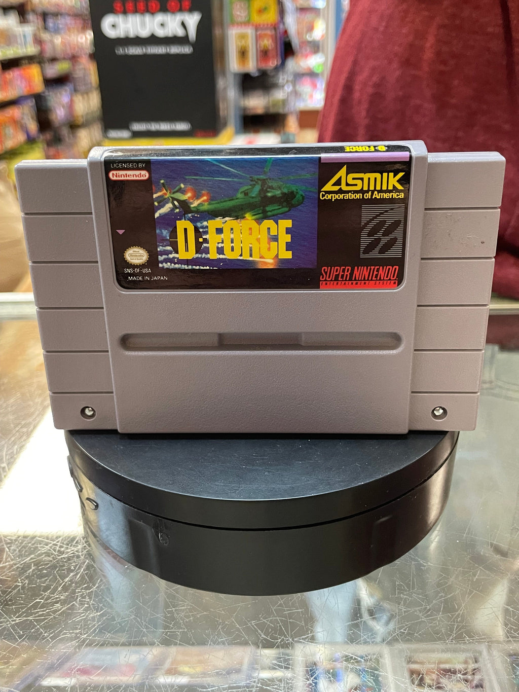 D-Force (SNES Super Nintendo, Video Games) **TESTED**