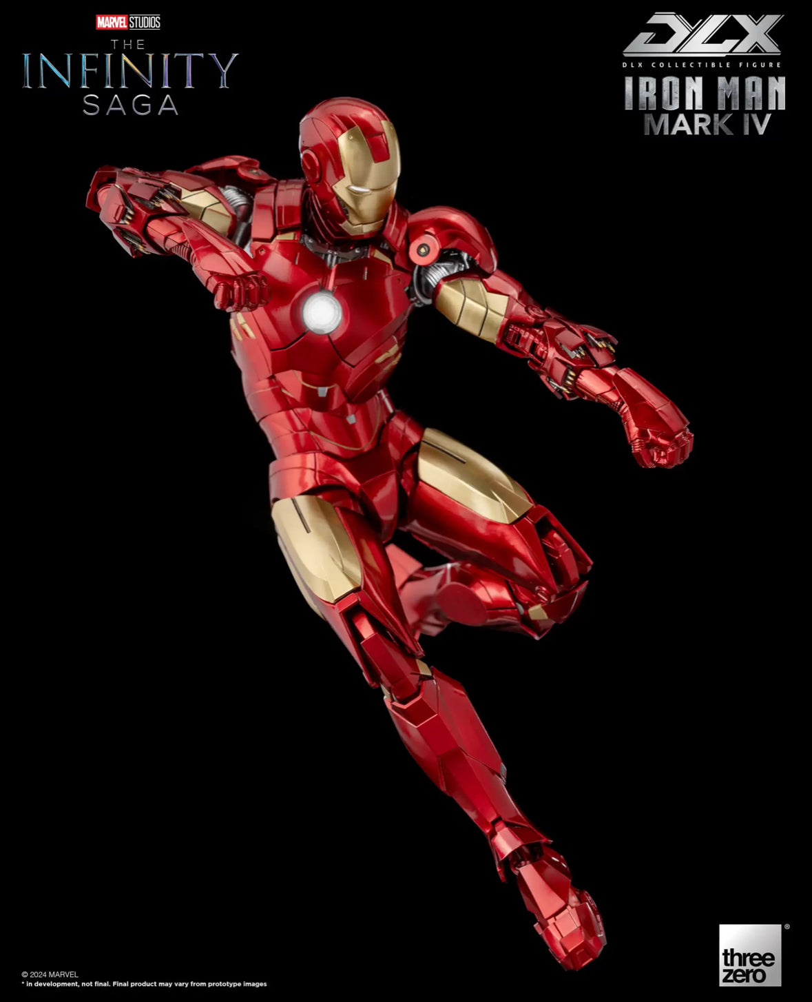 The Infinity Saga DLX Iron Man Mark IV Marvel 1/12 Scale by ThreeZero