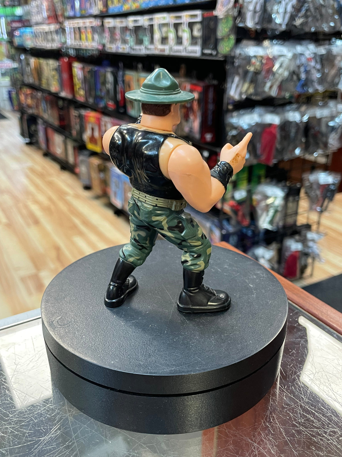 Sgt Slaughter 9185 (Vintage WWF WWE, Hasbro) **COMPLETE**