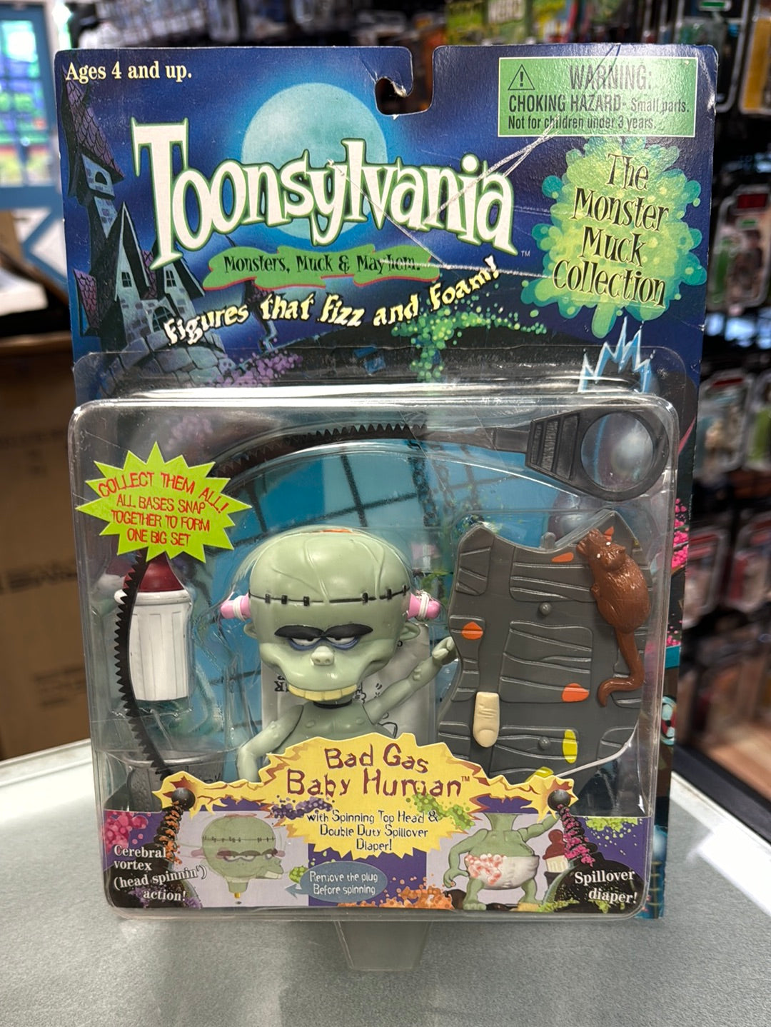 Bad Gas Baby Human (Vintage Toonsylvania, Toy Island) SEALED