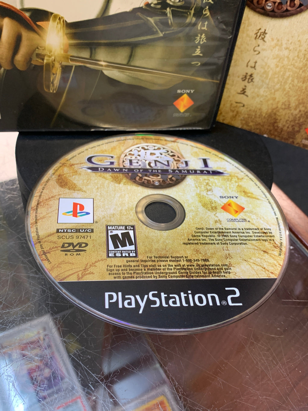 Genji Dawn of the Samurai (Sony Playstation PS2, Video Games) **TESTED**