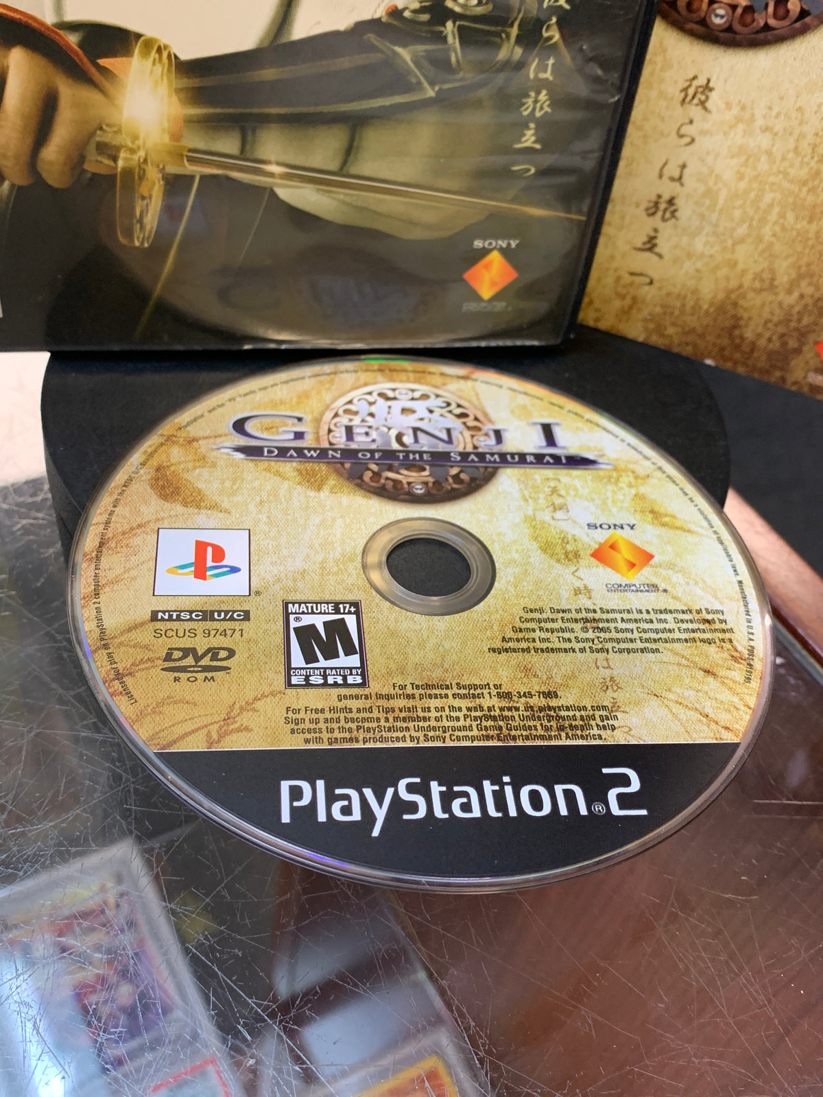 Genji Dawn of the Samurai (Sony Playstation PS2, Video Games) **TESTED**