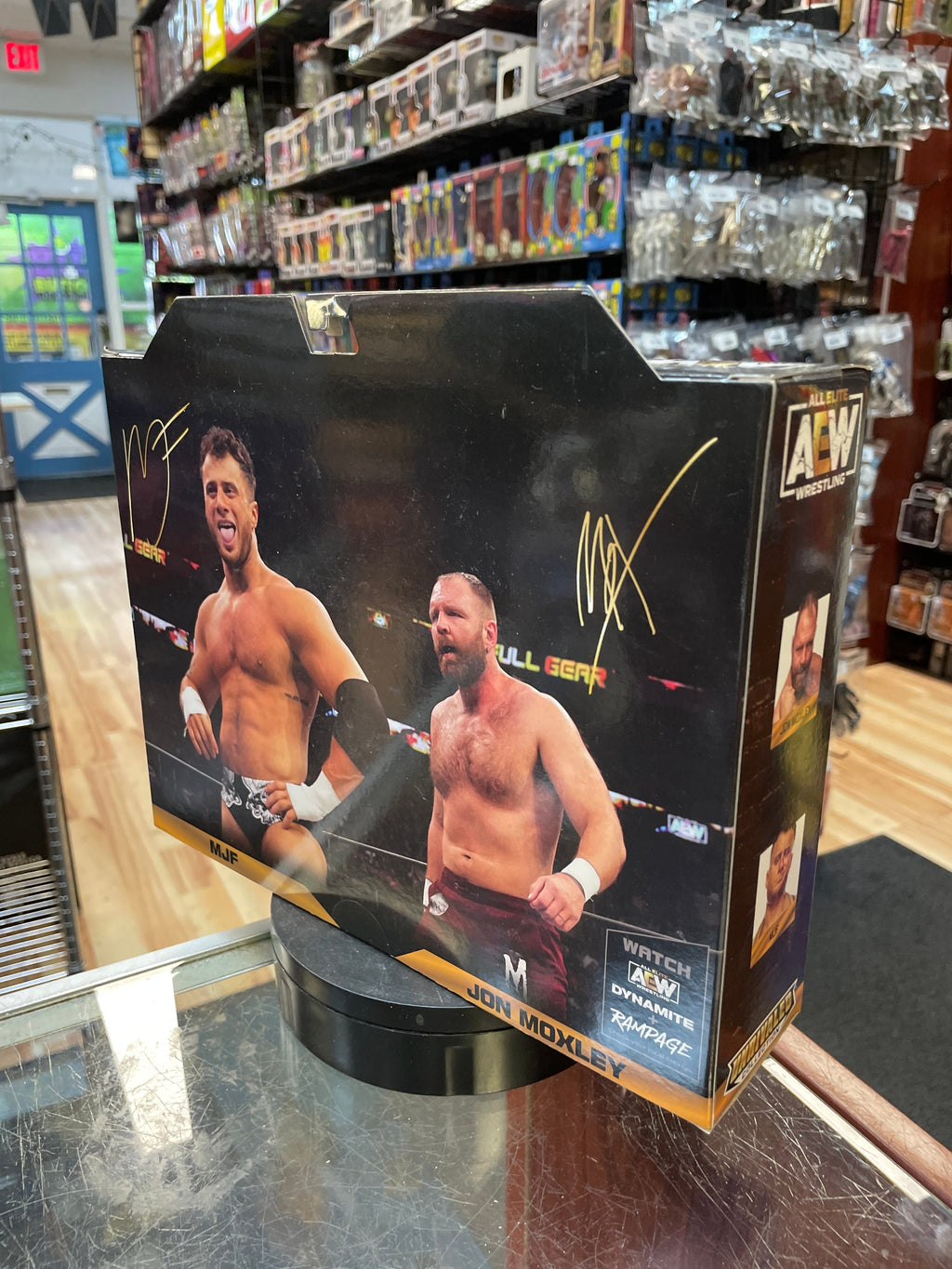 Full Gear: Jon Moxley & MJF  (AEW Unmatched Collection, Jazwares) SEALED