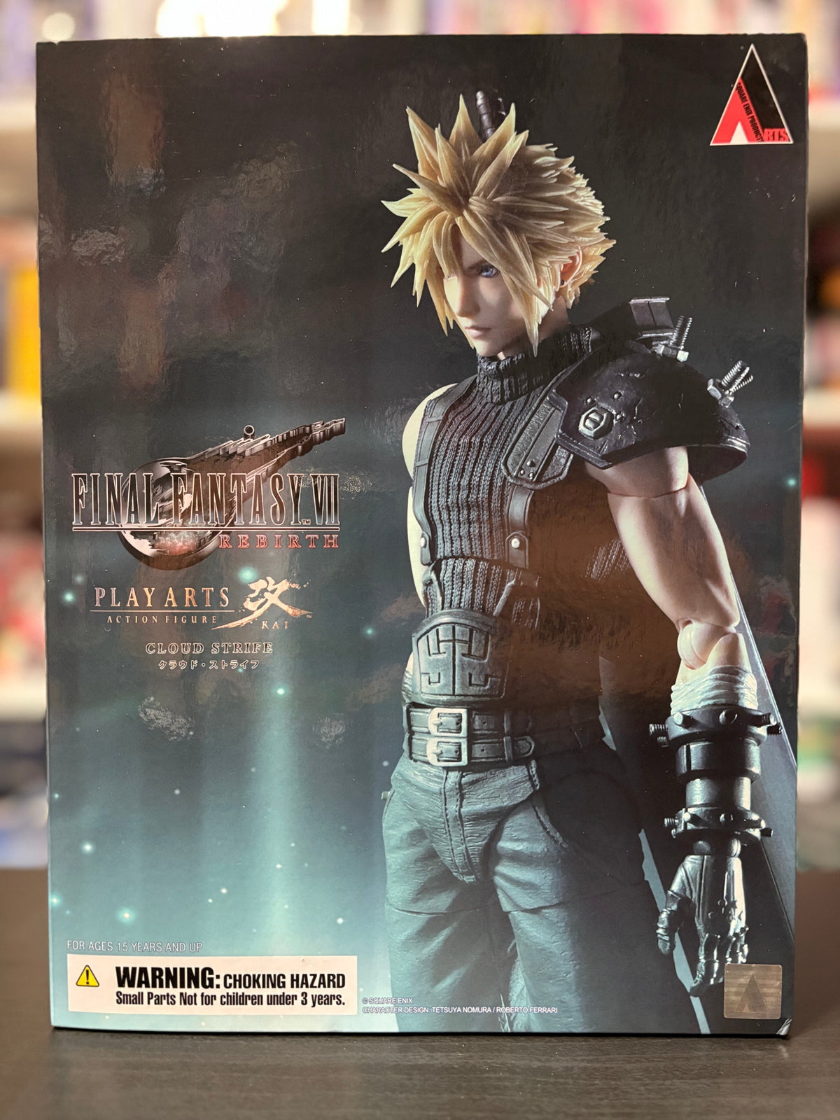 Final Fantasy VII Rebirth Cloud Strife Play Arts Kai Action Figure by Square Enix