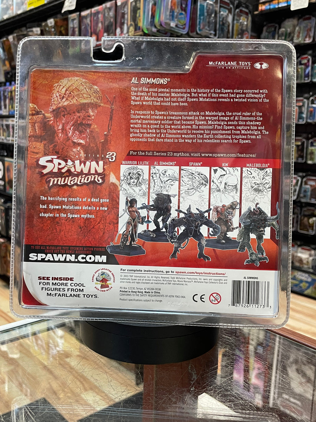 Al Simmons (Vintage Spawn Mutations, McFarlane) SEALED
