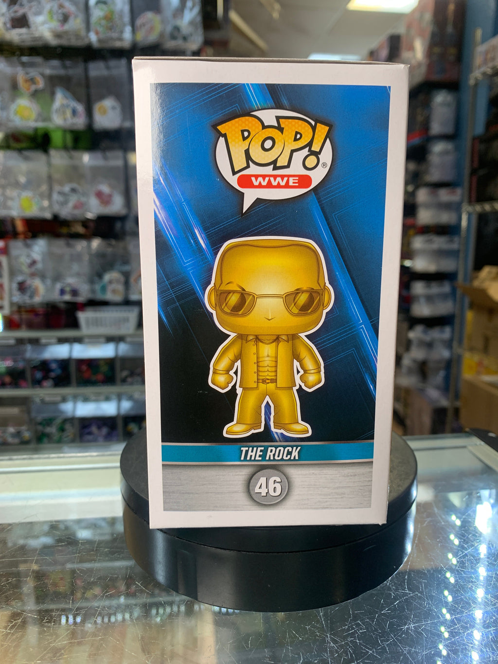 Gold Rock NYCC #46 (Funko Pop, WWE)