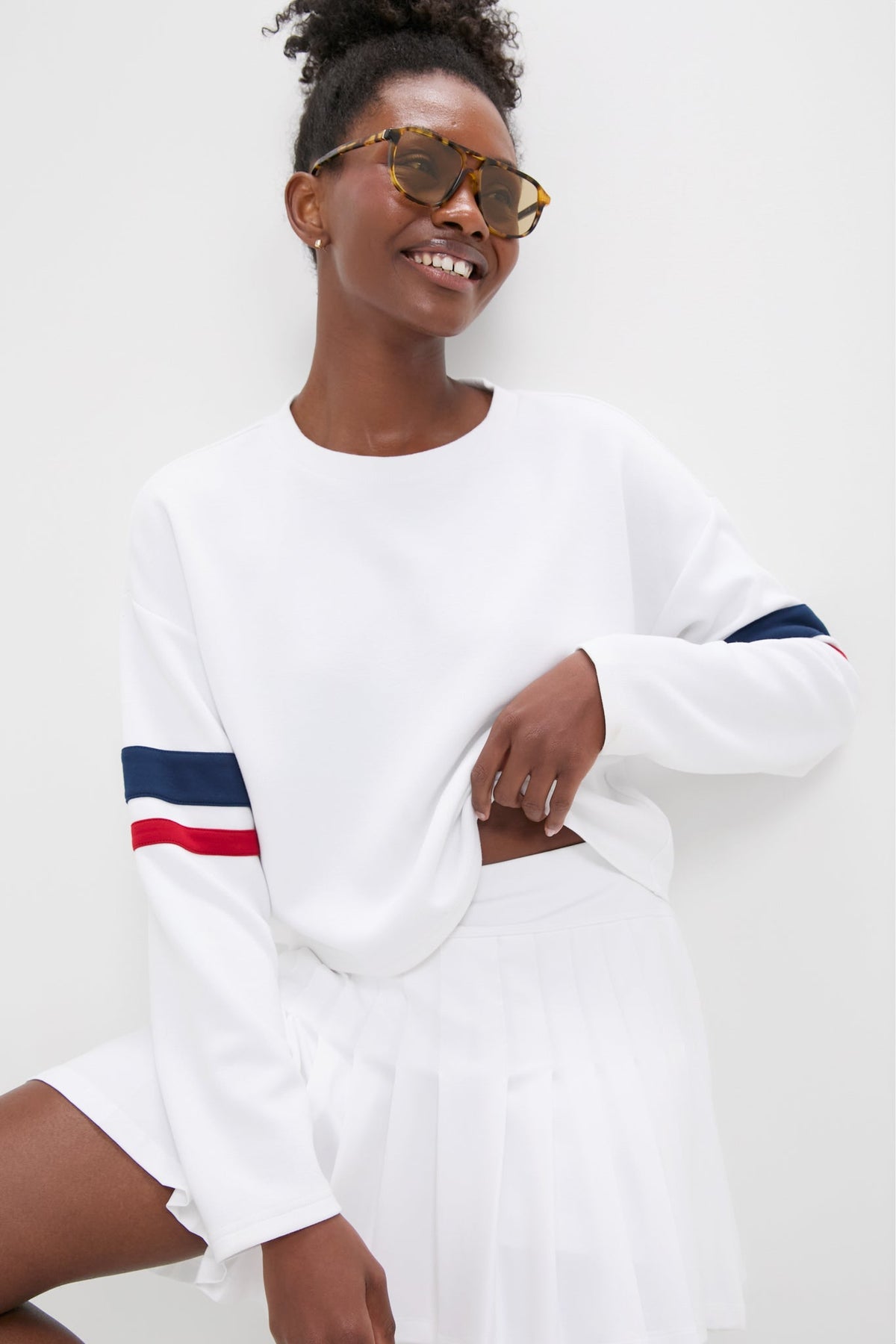 Americana Varsity Comfort Stretch Matilda Pullover